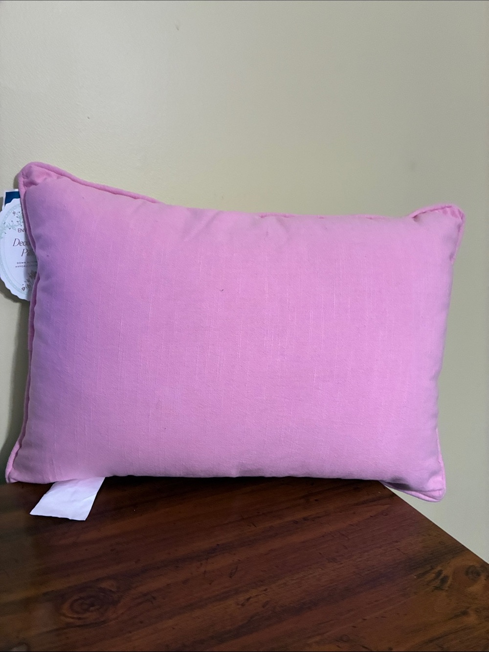 Envogue - CROSS-STITCHED FLORAL ROSE PILLOW - Picture 2 of 13